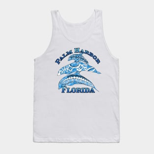 Palm Harbor Florida Vacation Tribal Dolphins Tank Top